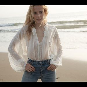 Doen Rosebay Top in Salt